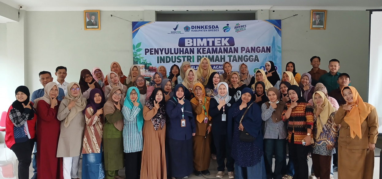 Tingkatkan Pemahaman Keamanan Pangan, Loka POM Tegal Bekali Pelaku Usaha di Kabupaten Brebes